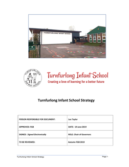 Turnfurlong Infant School Strategy