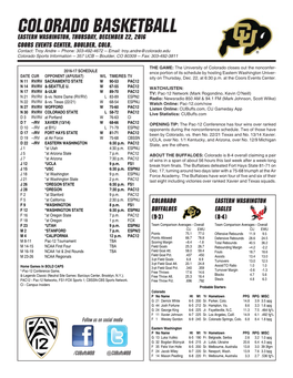 CU GAME NOTES Eastern Washington.Indd