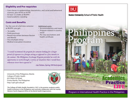 Philippines Program Brochure