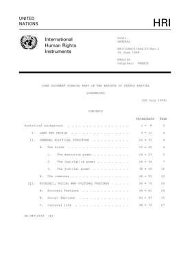 International Human Rights Instruments