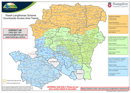 Parish Lengthsman Scheme Countryside Access Area Teams