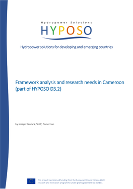 Framework Analysis and Research Needs in Cameroon (Part of HYPOSO D3.2)