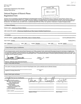 National Register of Historic Places Registration Form (National Register Bulletin 16A)