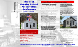 Midwest Country School Preservation Conference