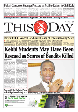 Kebbi Students May Have Been Rescued As Scores of Bandits Killed