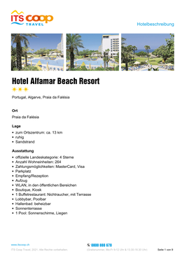 Hotel Alfamar Beach Resort