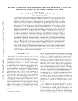 Arxiv:2009.07544V1 [Cond-Mat.Stat-Mech] 16 Sep 2020