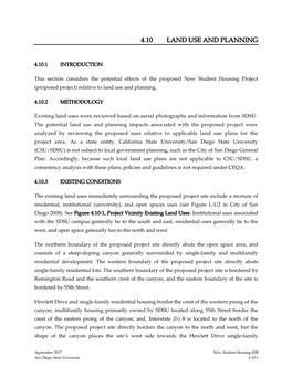 4.10 Land Use and Planning
