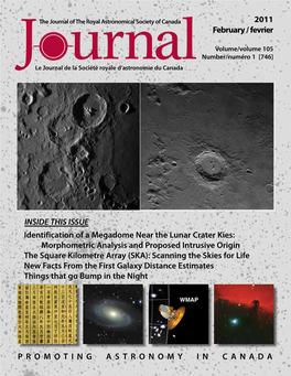 JRASC February 2011, Low Resolution (PDF)