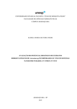 141413 Universidade Estadual Paulista “Júlio De Mesquita