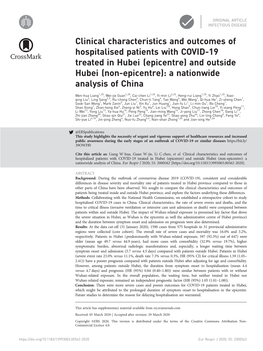 Clinical Characteristics and Outcomes Of