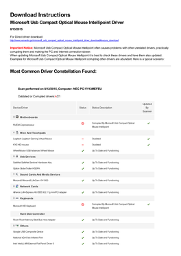 Microsoft Usb Compact Optical Mouse Intellipoint Driver 8/13/2015