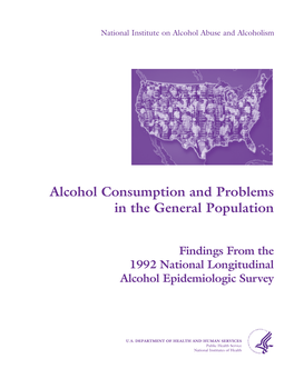 Findings from the 1992 National Longitudinal Alcohol Epidemiologic Survey