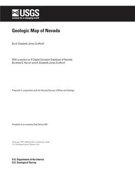 Geologic Map of Nevada