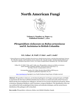 Pacific Northwest Fungi Project
