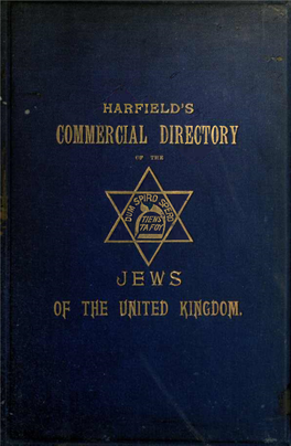 Commercial Directory of Jews in the United Kingdom