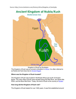 Ancient Kingdom of Nubia/Kush