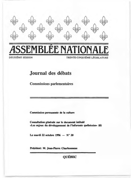 Assemblée Nationale Du Québec