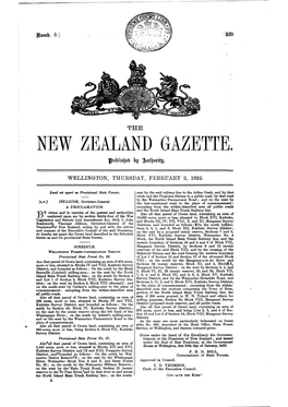 New Zealand Gazette