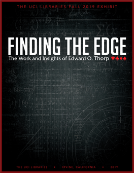 The Work and Insights of Edward O. Thorp