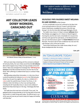 Art Collector Leads Derby Workers, Caracaro