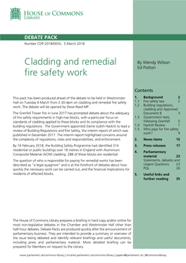 Cladding and Remedial Fire Safety Work 3