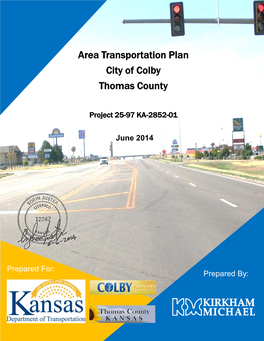 Area Transportation Plan City of Colby Thomas County