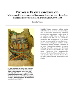 Vikings in France and England: Military, Pecuniary, and Regional Aspects That Led One Settlement to Medieval Domination, 800-1200