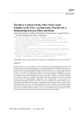 The River Contract of the Tiber from Castel Giubileo to the Foce: An