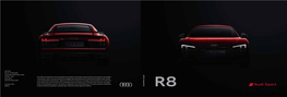 Audi R8 Brochure