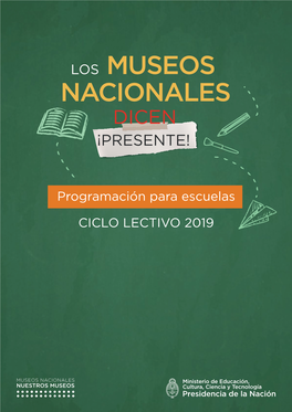 CICLO LECTIVO 2019 Programación Para Escuelas