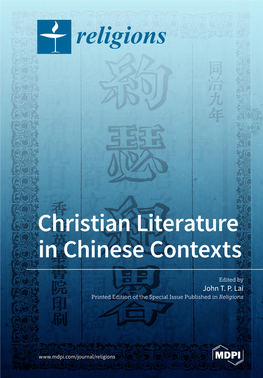 Christian Literature in Chinese Contexts