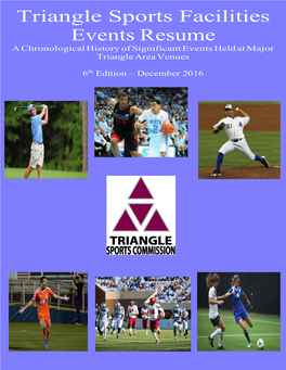 A Glance at the History of Sports in the Triangle