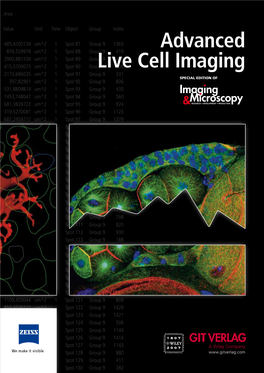 Advanced Live Cell Imaging