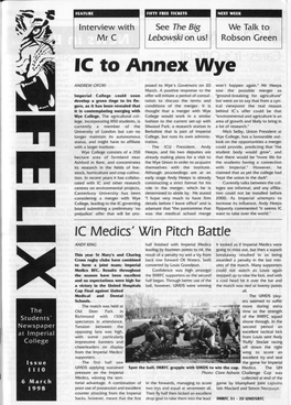 Felix Issue 1103, 1998