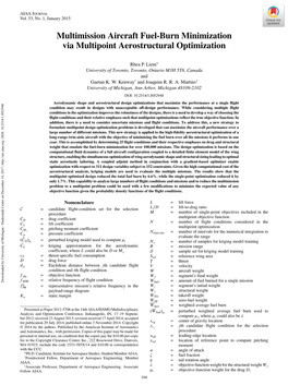 Multimission Aircraft Fuel-Burn Minimization Via Multipoint Aerostructural Optimization