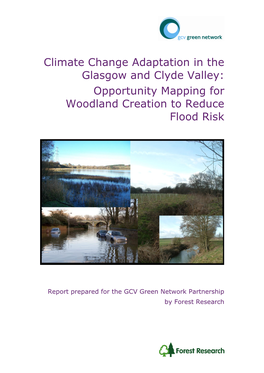 Opportunity Mapping for Woodland Creation to Reduce Flood Risk