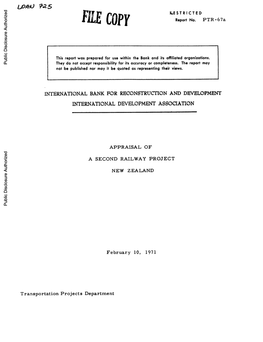 World Bank Document