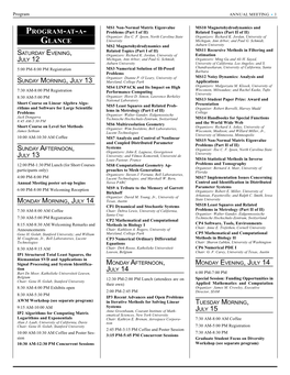 PDF Program-At-A-Glance