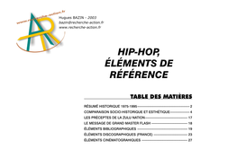 Hiphop Element De Référence Hist