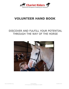 Volunteer Hand Book