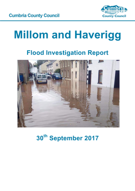 Millom and Haverigg Flood Report PUBLISHED(Pdf 9Kb)