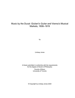 Giuliani's Guitar and Vienna's Musical Markets, 1806–1819