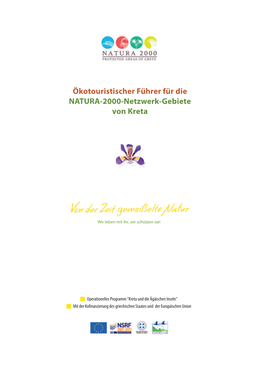 Ökotouristischer Führer Für Die NATURA-2000-Netzwerk-Gebiete Von Kreta