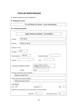 Ficha De Inventariação