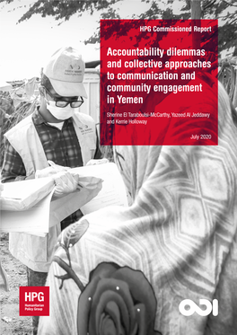 Title Accountability Dilemmas and Collective Approaches to Communication and Community Engagement in Yemen