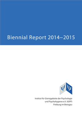 Biennial Report 2014−2015