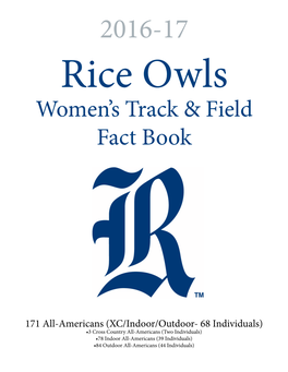 Women's Track & Field Fact Book