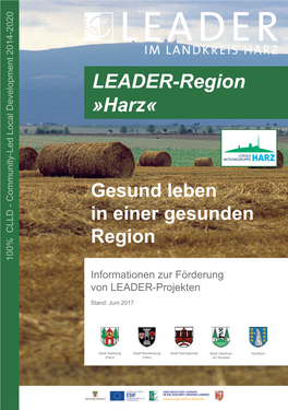 LEADER Harz Broschüre Entwurf 2017.Indd