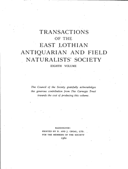 1960 ELA&FN Soc Transactions Vol VIII